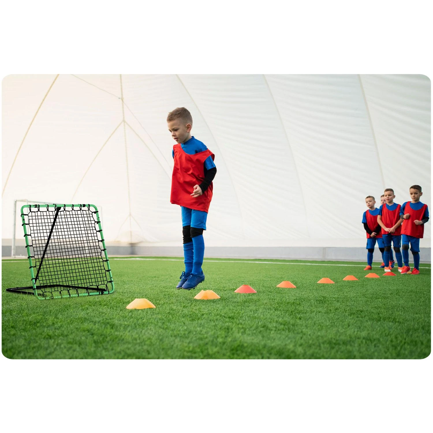 Neo-Sport 100 x 100 cm treniruočių rebounderio vartai