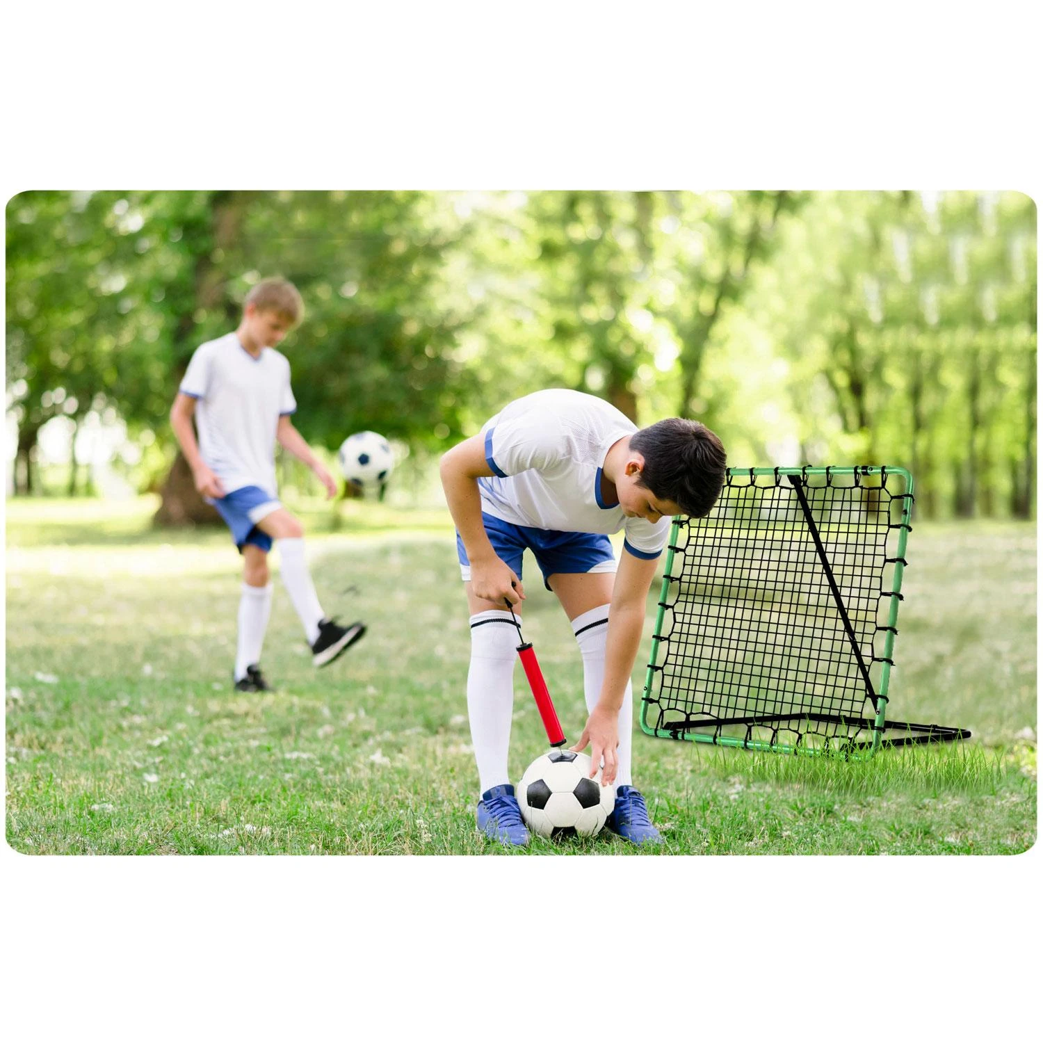 Neo-Sport 100 x 100 cm treniruočių rebounderio vartai