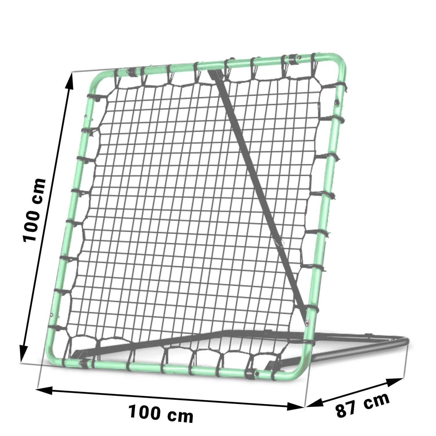 Neo-Sport 100 x 100 cm treniruočių rebounderio vartai