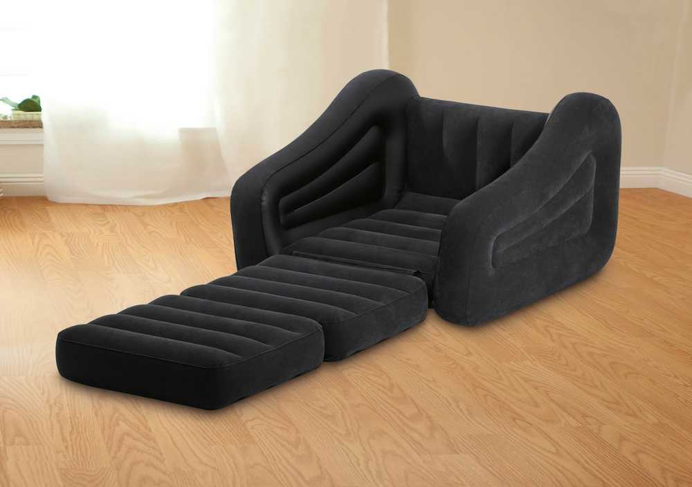 2 viename čiužinys su foteliu 109 x 218 x 66 cm INTEX 68565