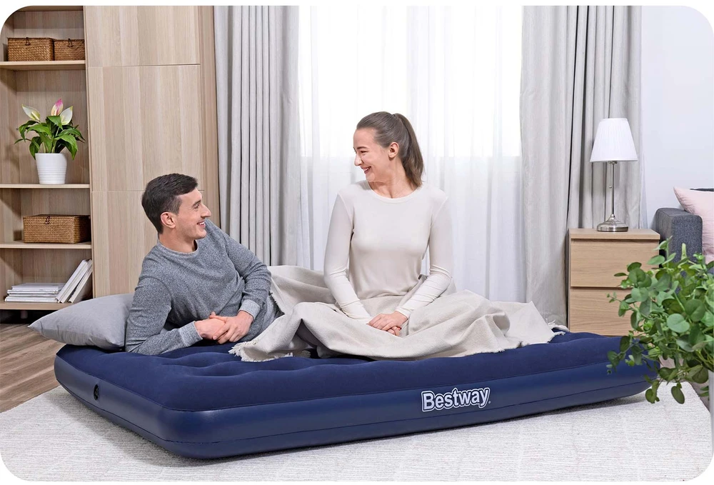 Ramiz Pripučiamas veliūrinis čiužinys Bestway 191/137/22 cm