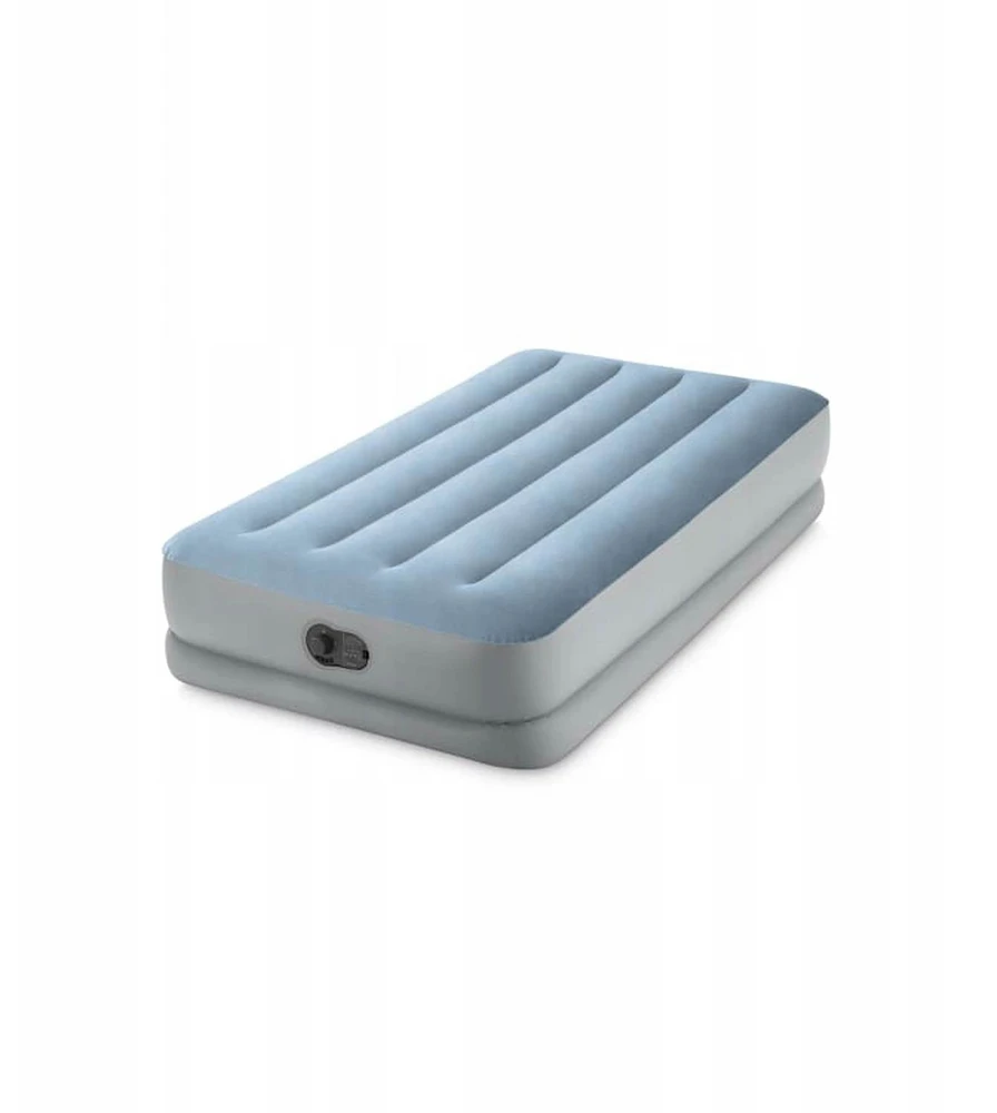 čiužinys pripučiamas vienvietis 191x99x36 cm su įmontuotu elektriniu USB siurbliu lova INTEX 64157