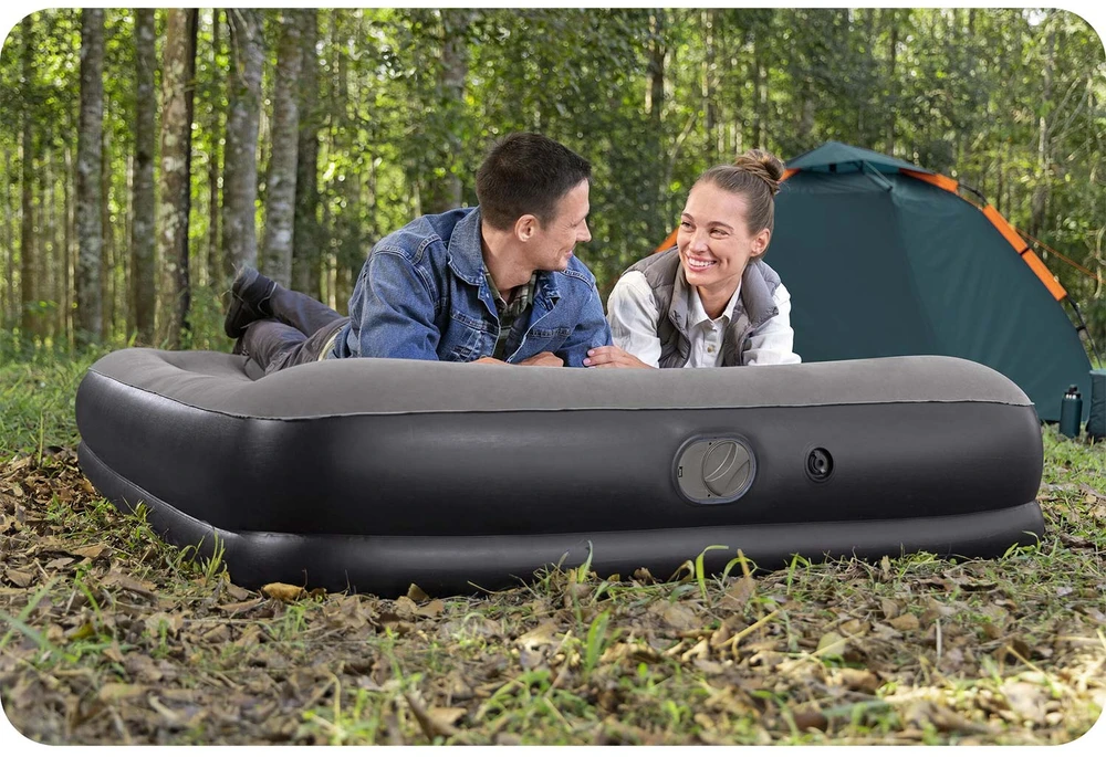 Bestway Savaime prisipučiantis turistinis čiužinys 2 asmenims 300 kg TRITECH 203x152cm 671BU