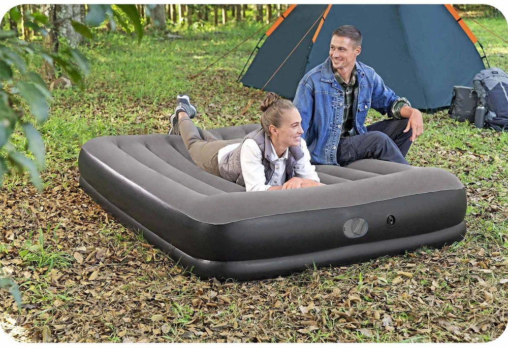 Bestway Savaime prisipučiantis turistinis čiužinys 2 asmenims 300 kg TRITECH 203x152cm 671BU
