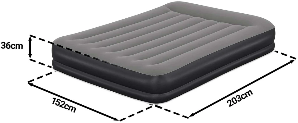 Bestway Savaime prisipučiantis turistinis čiužinys 2 asmenims 300 kg TRITECH 203x152cm 671BU
