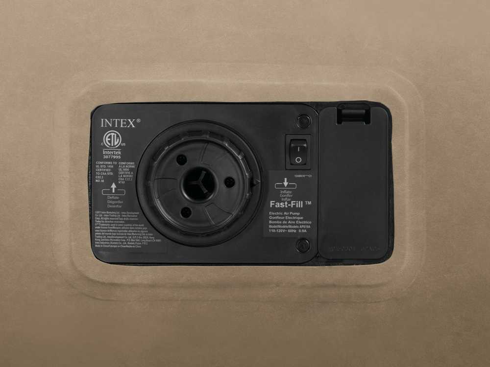 Aksominis čiužinys su elektriniu siurbliu 203 x 152 x 42 cm INTEX 64458