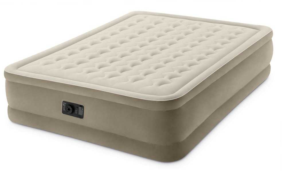Aksominis čiužinys su elektriniu siurbliu 203 x 152 x 42 cm INTEX 64458