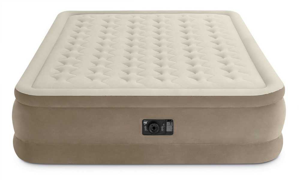 Aksominis čiužinys su elektriniu siurbliu 203 x 152 x 42 cm INTEX 64458