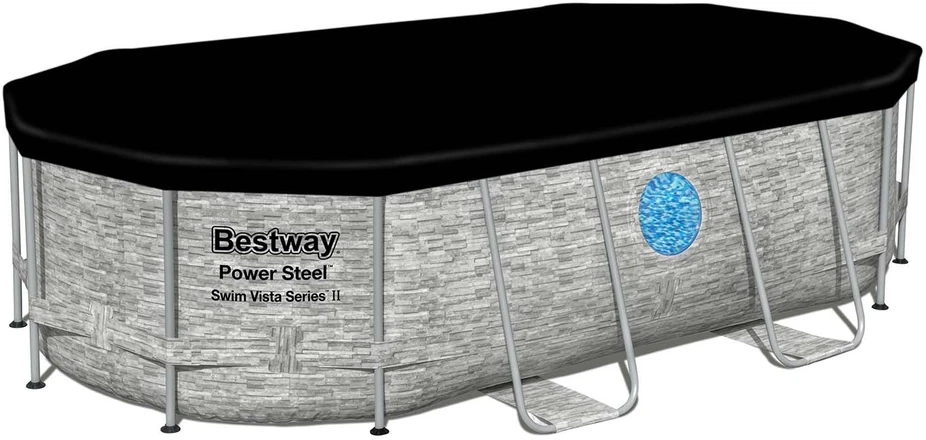 PowerSteel baseino dangtis 427 x 250 cm BESTWAY
