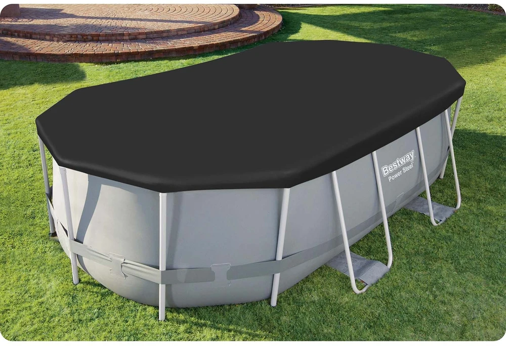 PowerSteel baseino dangtis 427 x 250 cm BESTWAY