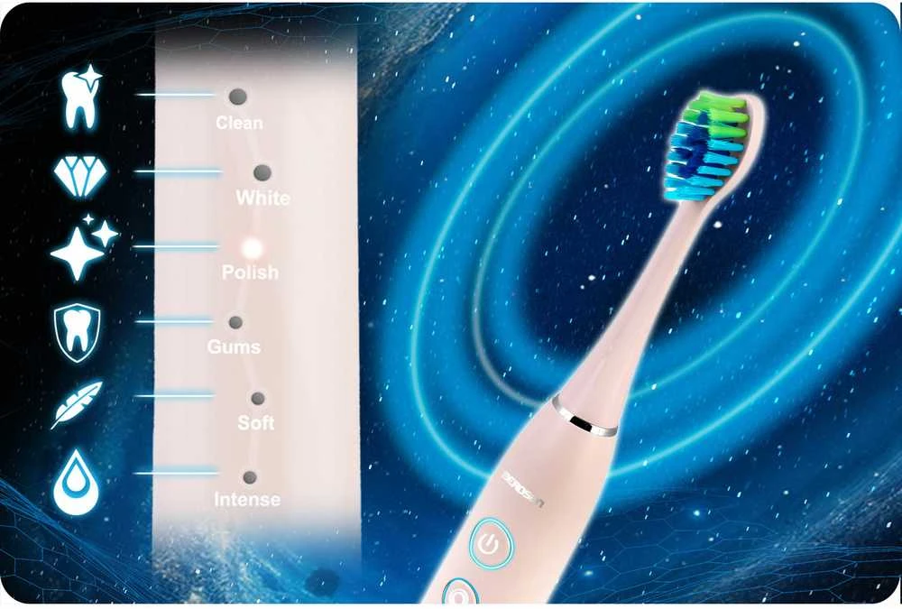 Berdsen Galaxy sonic dantų šepetėlis, rožinis