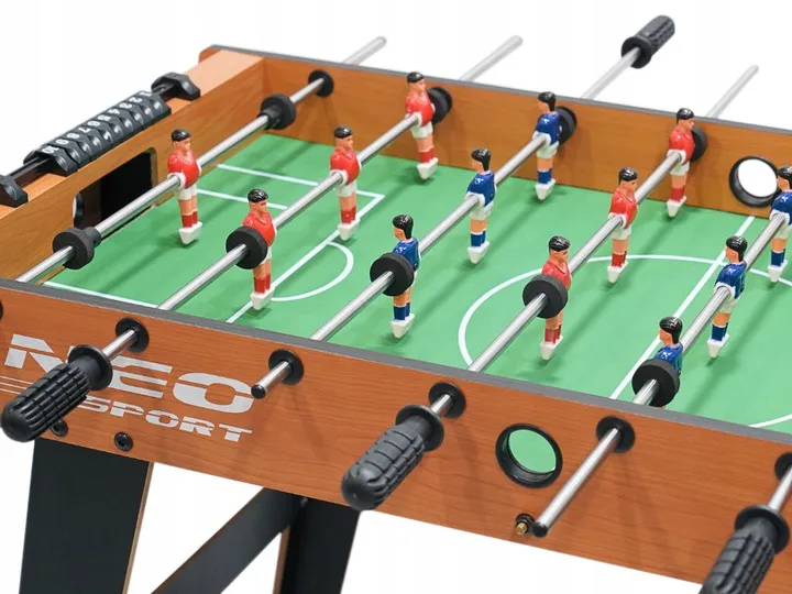 Stalo futbolo stalas „Neo-Sport NS-444“, tamsiai rudas aprašymas - Prekės nuotrauka