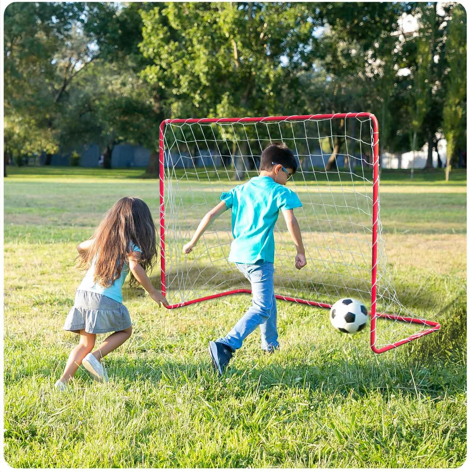 Futbolo vartai Neo-Sport, 183x122x61 cm, 2 vnt.