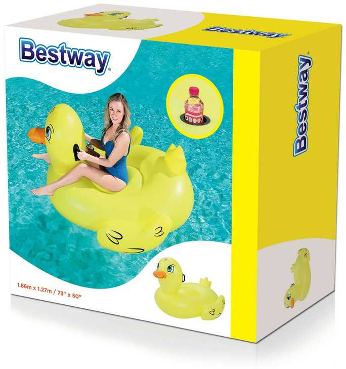 prie Pripučiama didelė antis 186 x 127 cm Bestway 41106