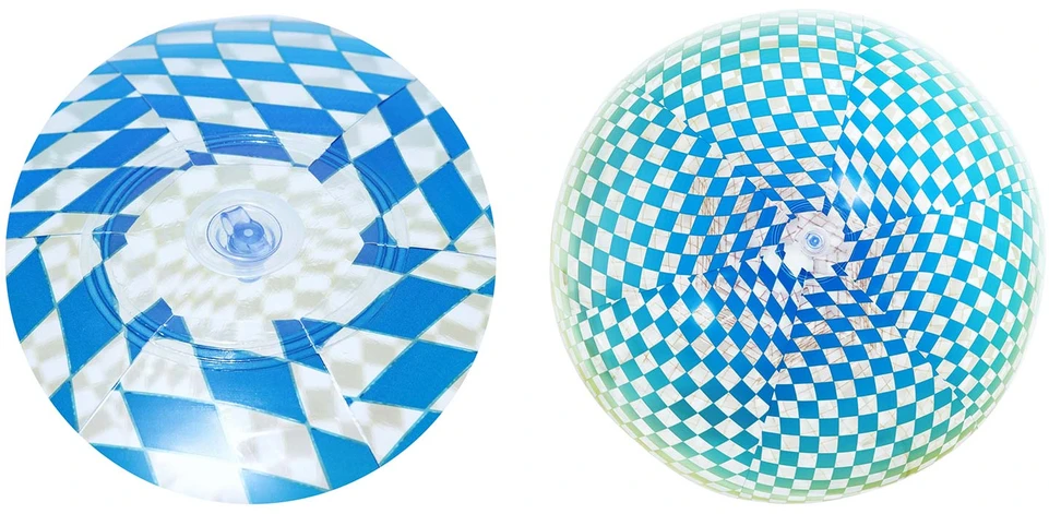 Bestway pripučiamas paplūdimio kamuolys SPALVINGI KVADRATAI - didelis 107 cm 31152