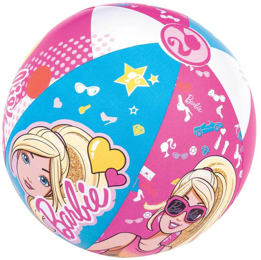 BESTWAY paplūdimio kamuolys Barbie 51cm, 93201