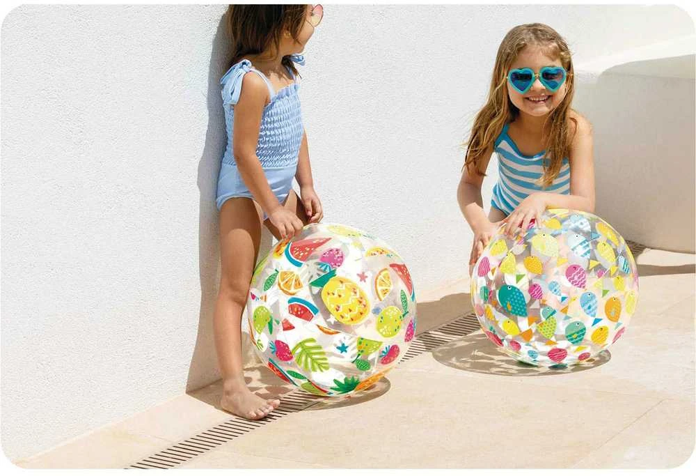 Pripučiamas paplūdimio kamuolys linksmas žuvis 51 cm INTEX 59040