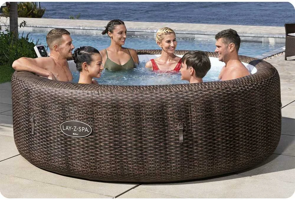 Baseinas Bestway 6001P Lay-Z-Spa Bali SMART AirJet™, 216 x 71 cm aprašymas - Prekės nuotrauka