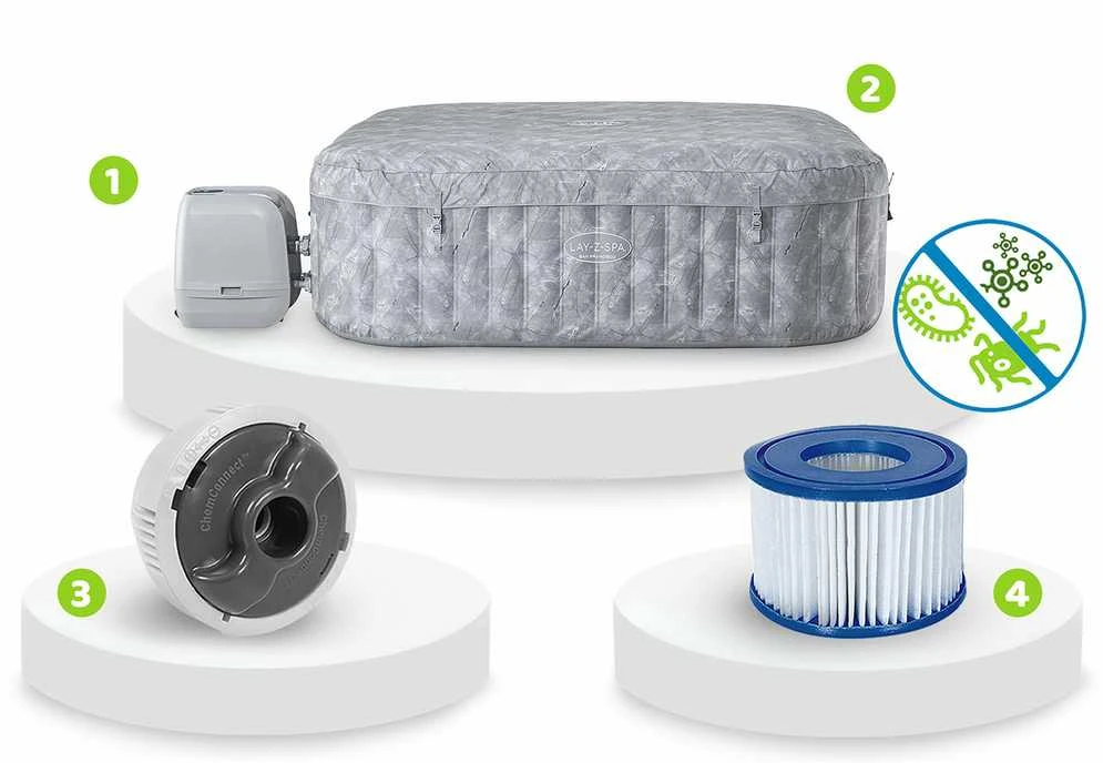 "Lay-Z-Spa San Francisco" SMART HydroJet PRO sūkurinė vonia BESTWAY