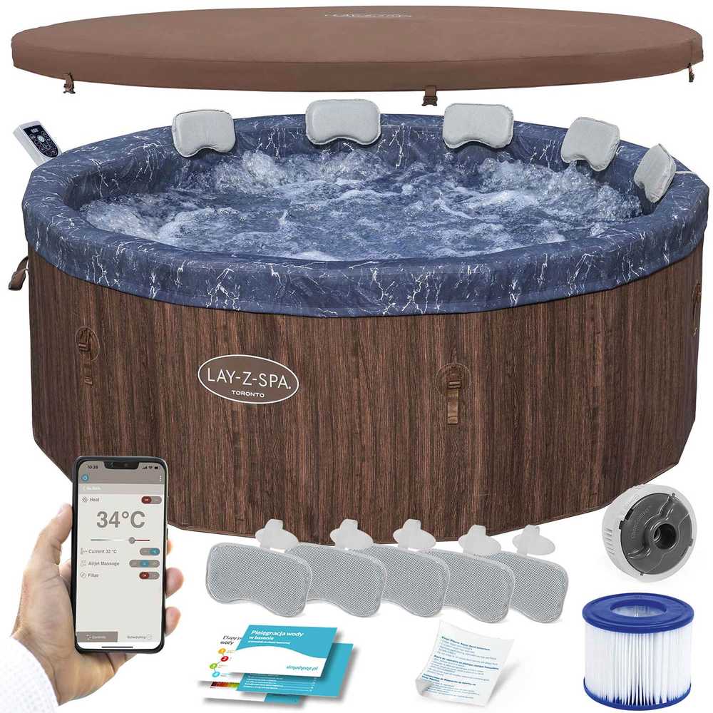 „Lay-Z-Spa Toronto SMART Air Jet Jacuzzi BESTWAY