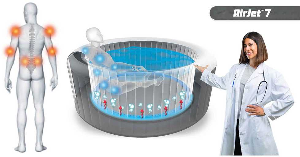 „Lay-Z-Spa Toronto SMART Air Jet Jacuzzi BESTWAY
