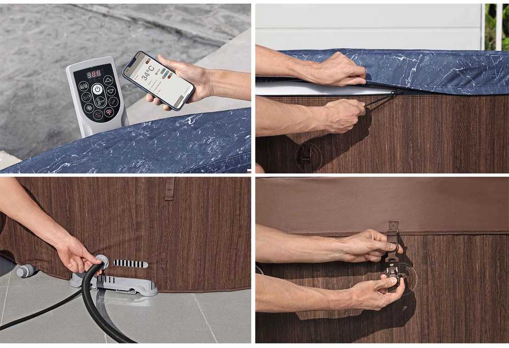 „Lay-Z-Spa Toronto SMART Air Jet Jacuzzi BESTWAY