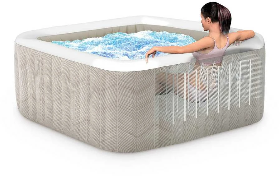Intex Pripučiamas kubilas, 4 asmenų SPA su hidromasažu, nešiojamas sūkurinis baseinas, namų SPA su šildytuvu ir filtru