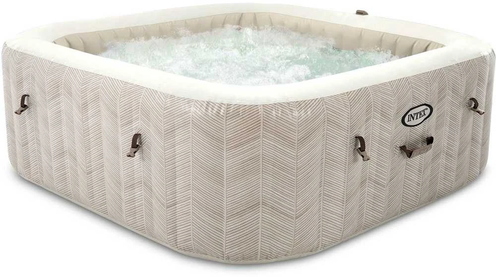 Intex Pripučiamas kubilas, 4 asmenų SPA su hidromasažu, nešiojamas sūkurinis baseinas, namų SPA su šildytuvu ir filtru