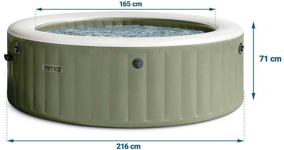 Pripučiamas SPA baseinas su hidromasažu 6 asmenims 216 x 71 cm INTEX 28428NP