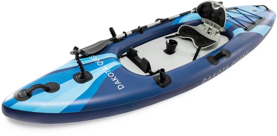 Pripučiama baidarė „Pro Dakota“ irklavimo pompa INTEX 68245