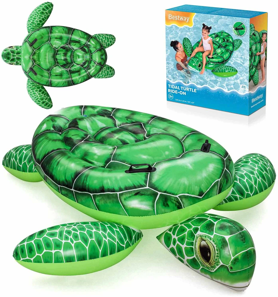 Bestway pripučiamas čiužinys su rankenomis TURTLE 41524