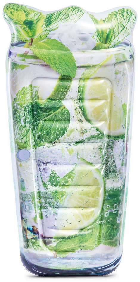 Pripučiamas čiužinys Intex Sparkling lime soda 58778 178x91cm