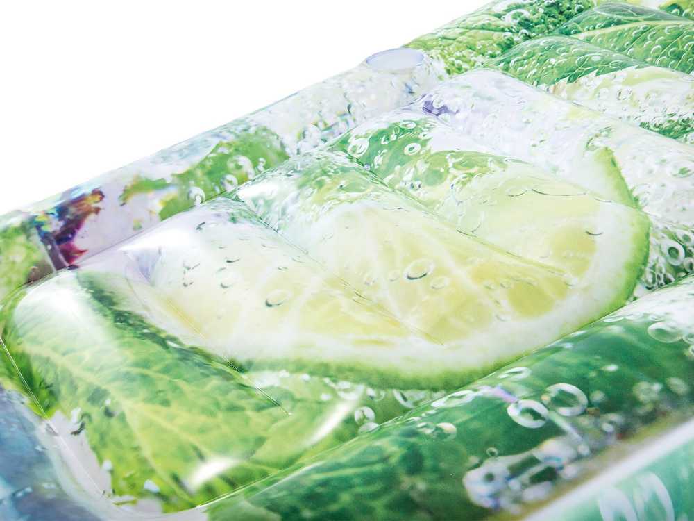 Pripučiamas čiužinys Intex Sparkling lime soda 58778 178x91cm