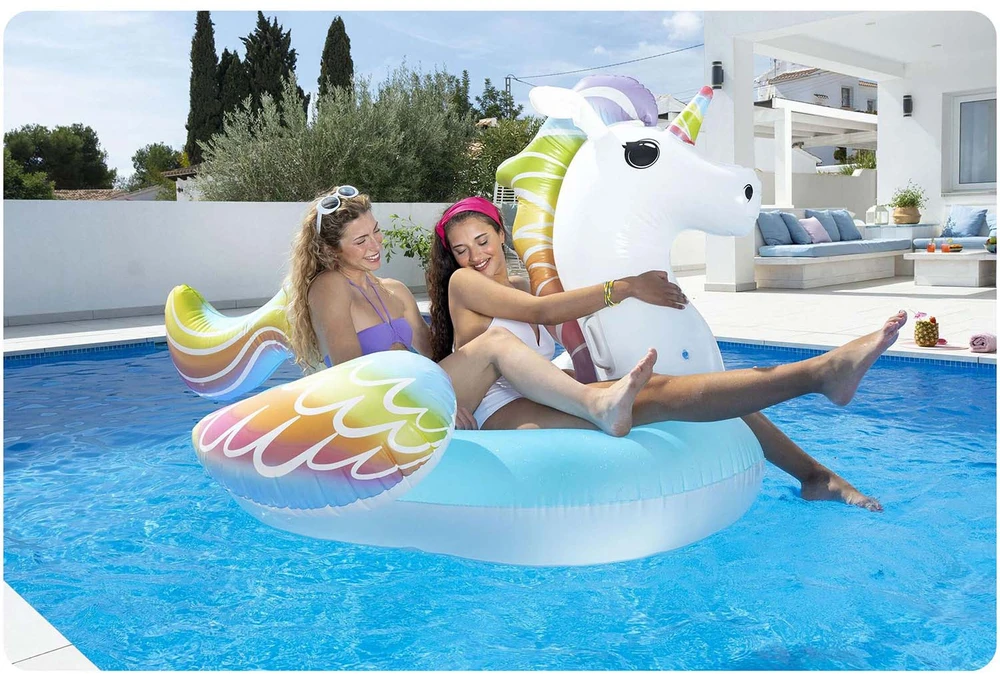 Bestway Įspūdingas pripučiamas vienaragis 224 x 164 cm