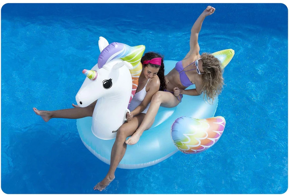 Bestway Įspūdingas pripučiamas vienaragis 224 x 164 cm