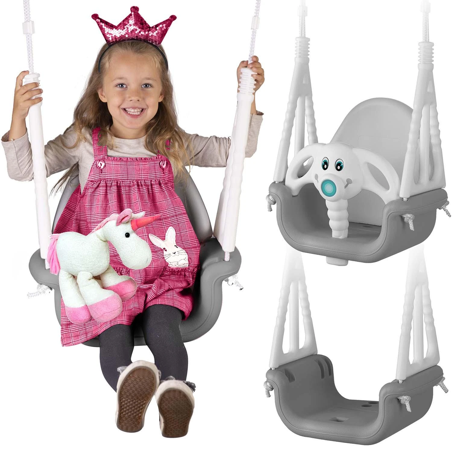 Vaikiškos sūpynės Ricokids 3in1 Teddy