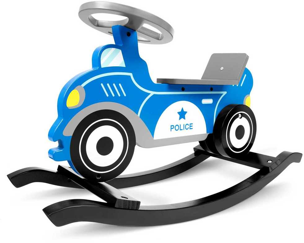 Medinis supamasis policijos automobilis Ricokids