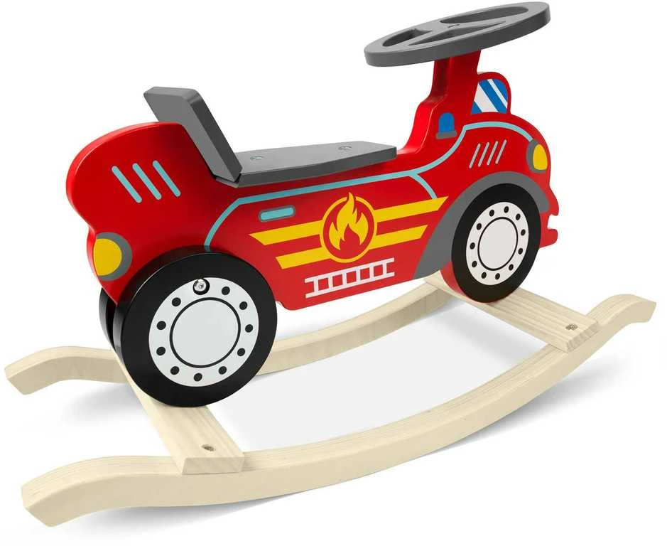 Medinis supamasis gaisrinės automobilis Ricokids