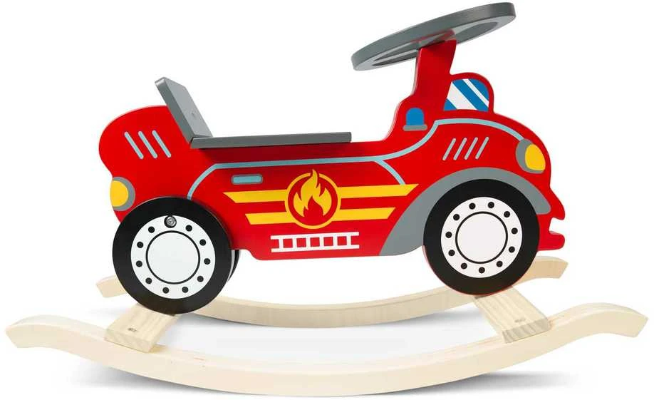 Medinis supamasis gaisrinės automobilis Ricokids
