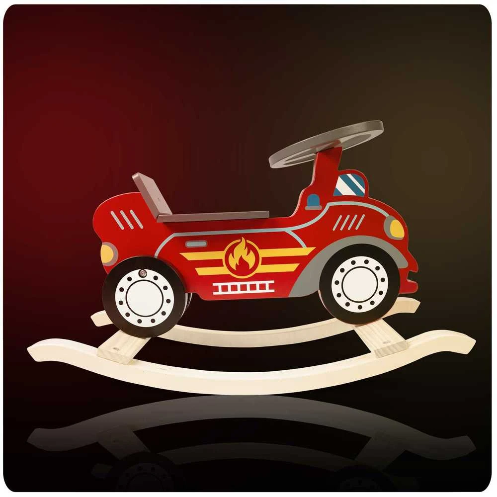 Medinis supamasis gaisrinės automobilis Ricokids