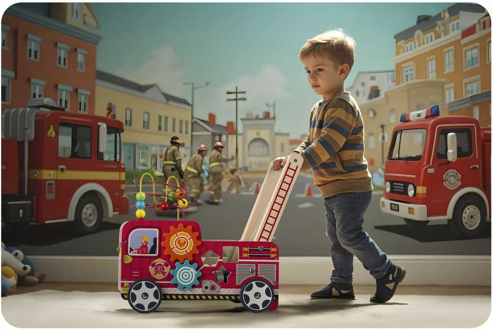 Medinis ugniagesių komandos vaikštynė RK-873 Ricokids