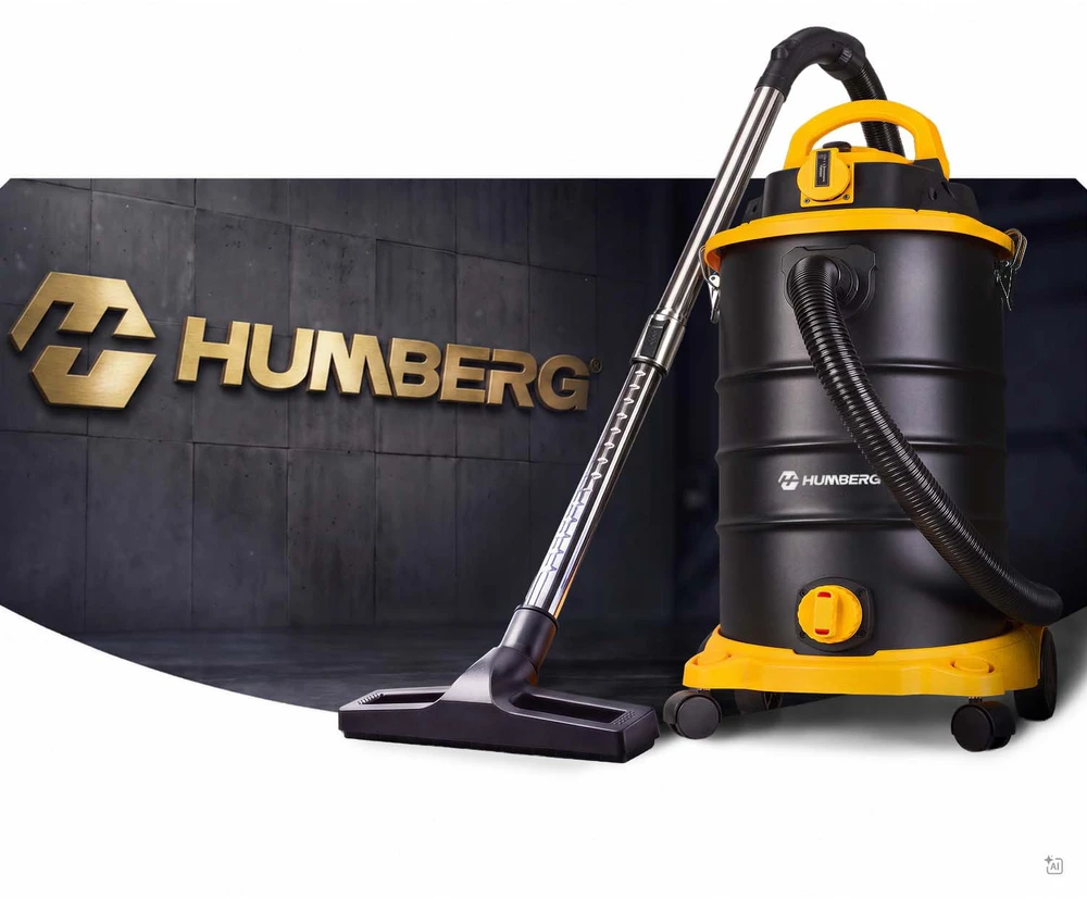 Dulkių siurblys pramoninis 30 l 3600 W universalus na mokro i sucho Humberg HM-408
