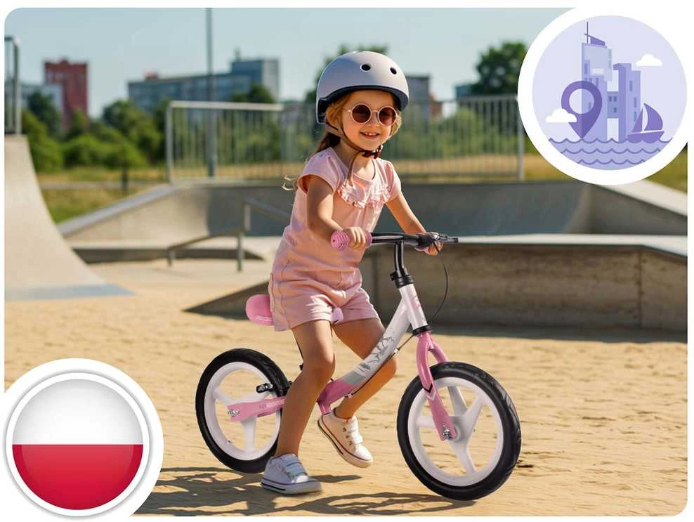Ricokids „Fun Adventure“ vaikiškas balansinis dviratis