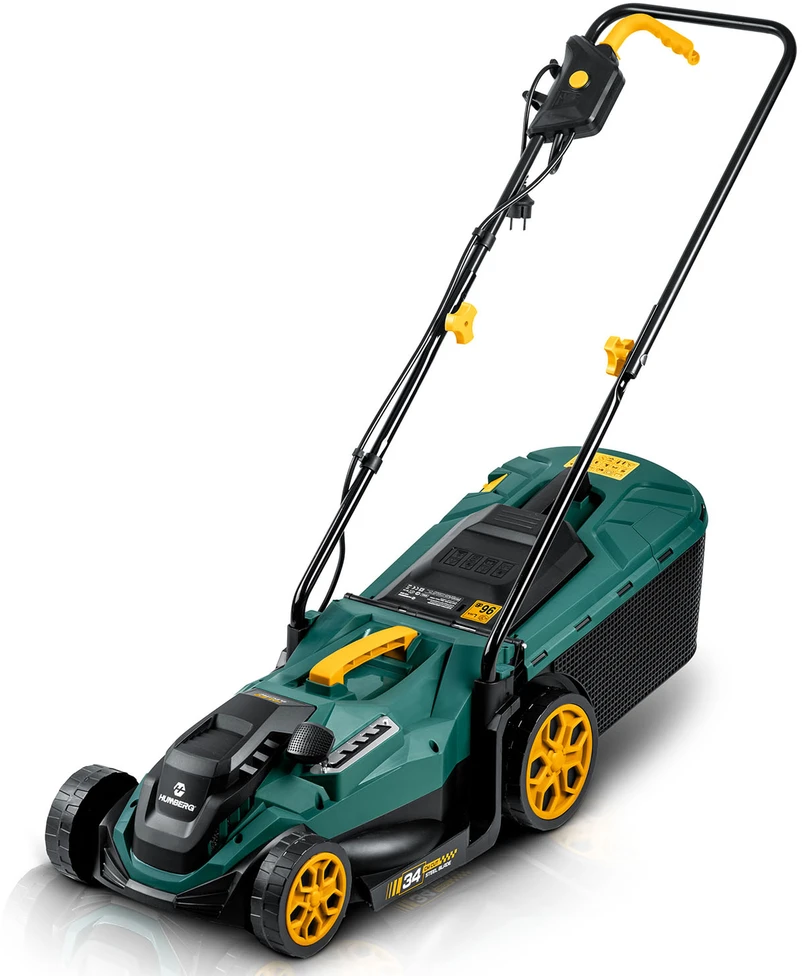 Lengva ir galinga elektrinė vejapjovė su reguliavimu 1400 W 34 cm Humberg HM-612