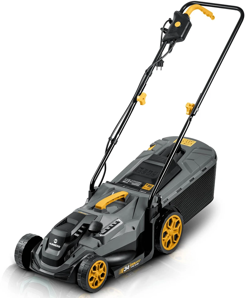 Lengva ir galinga elektrinė vejapjovė su reguliavimu 1400 W 34 cm Humberg HM-612