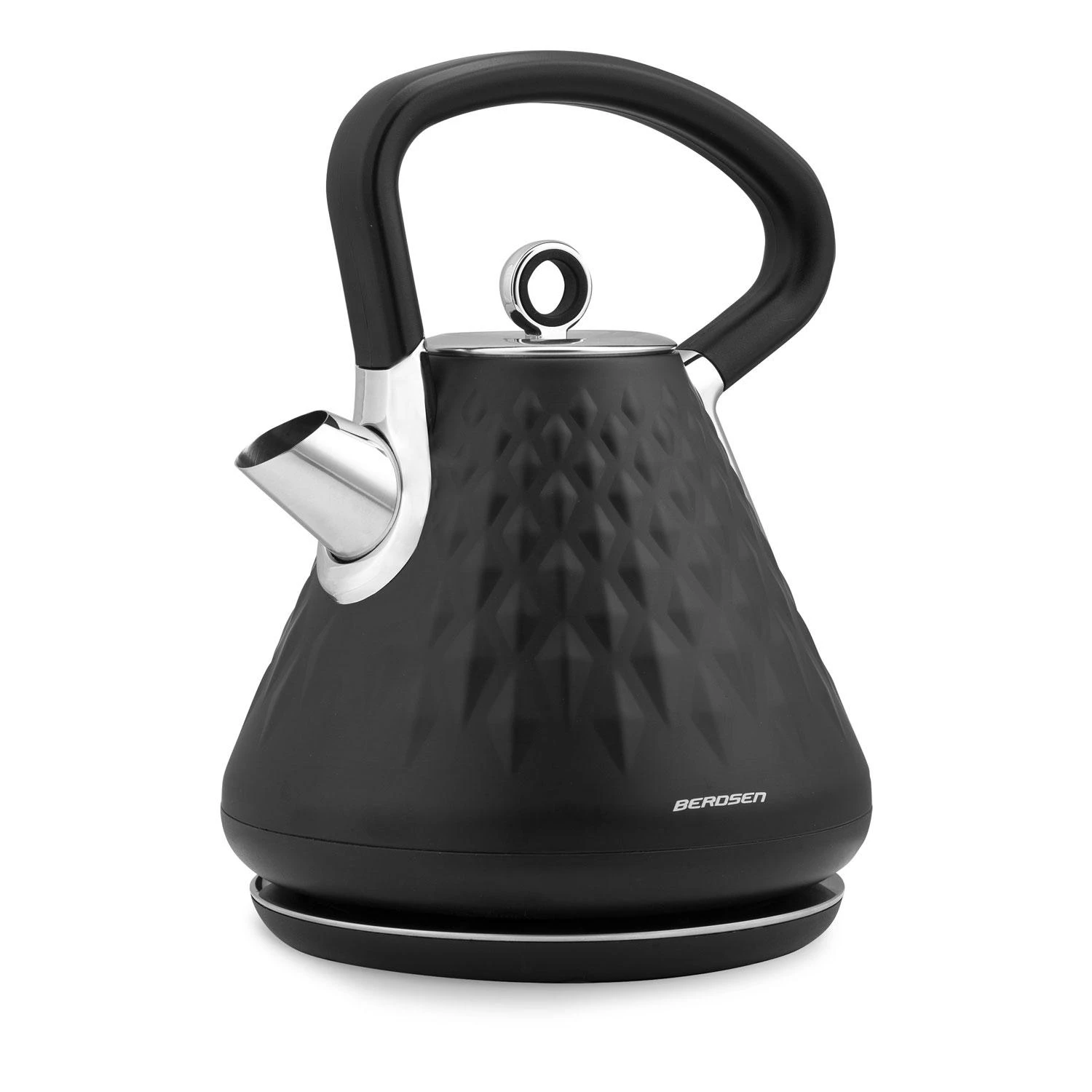 Berdsen BD-700 elektrinis juodas virdulys, 1,7 l