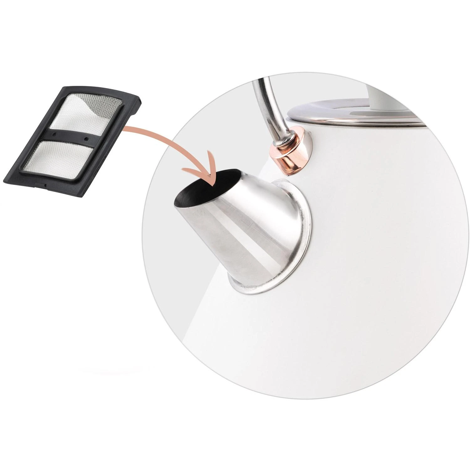 Berdsen Elektrinis virdulys su termometru 1,7 l BD-701 - baltas