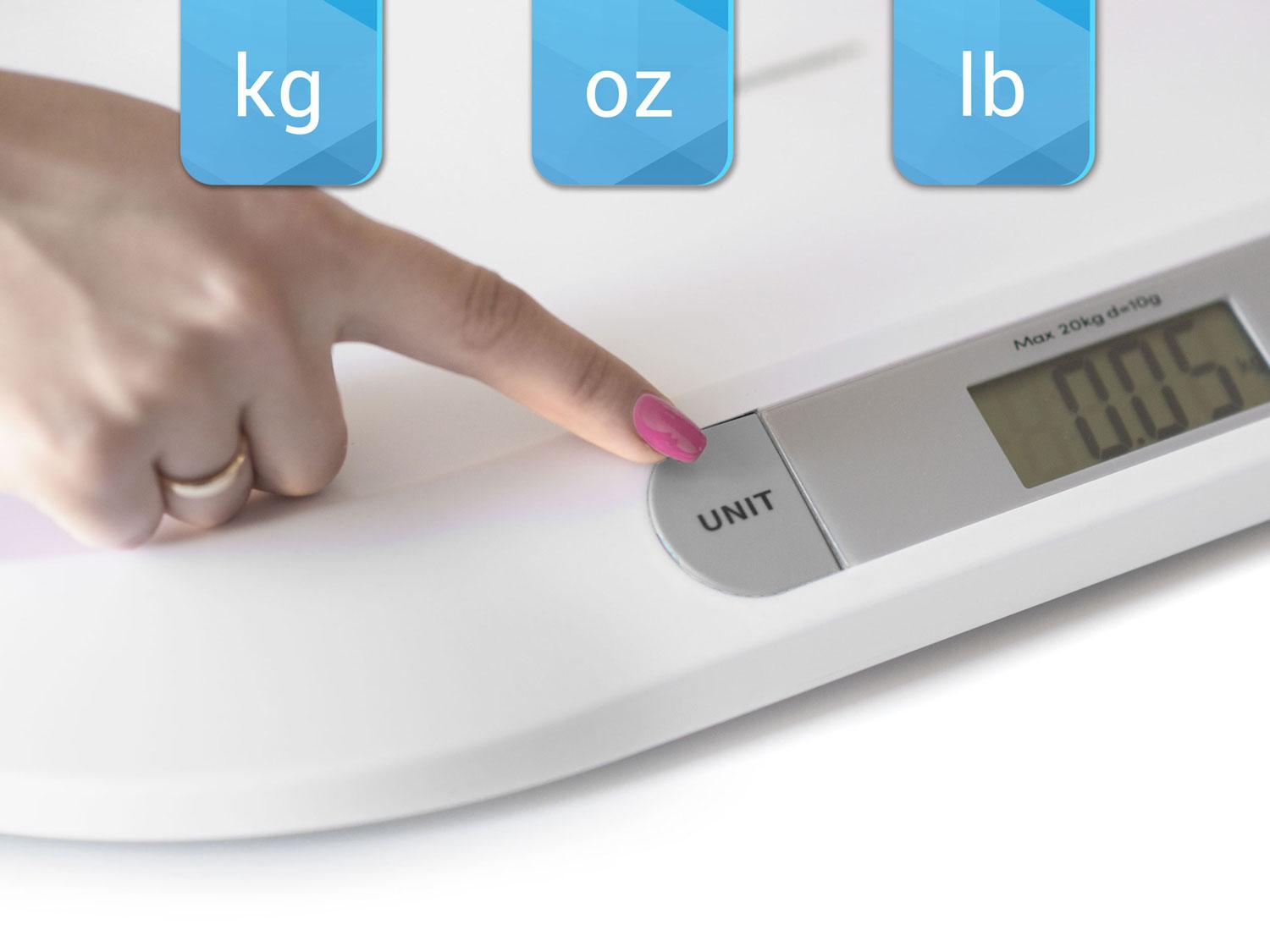 Berdsen Elektroninės kūdikių svarstyklės BW-141 baltos