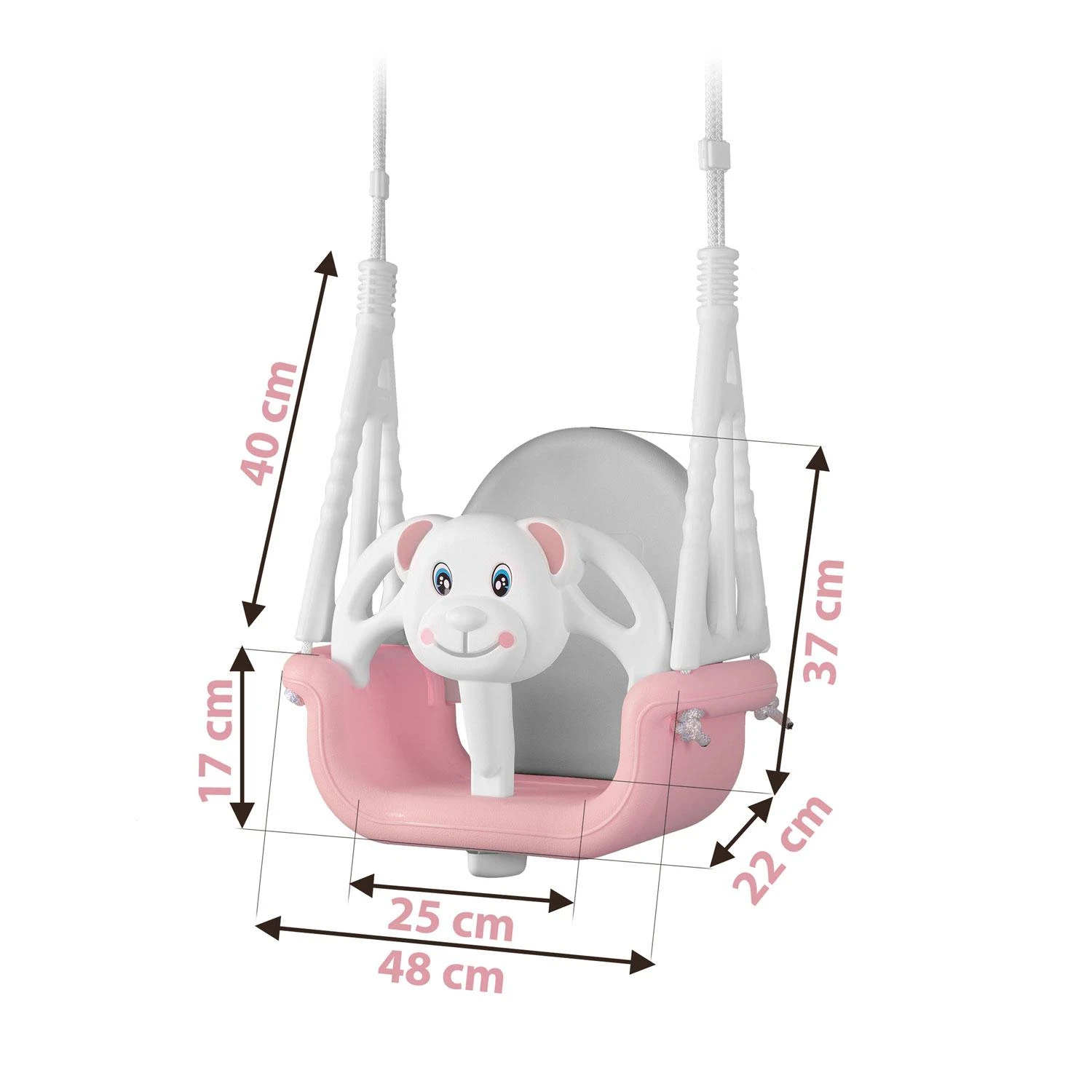 Vaikiškos sūpynės Ricokids 3in1 Teddy