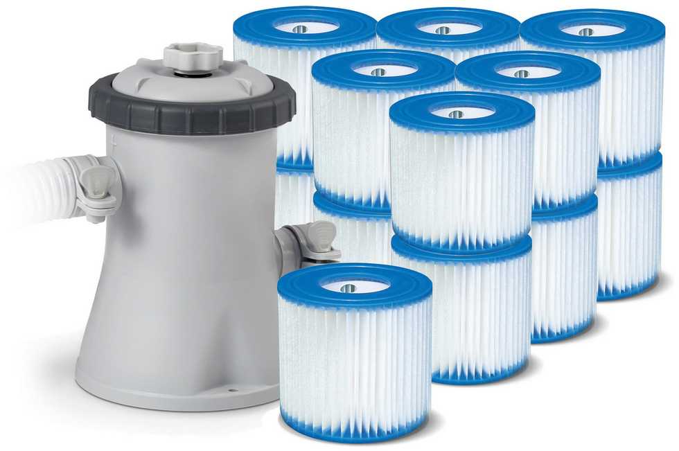 Baseino filtro pompa 1250L/h INTEX 28602 / 29007 + 13 filtrų!